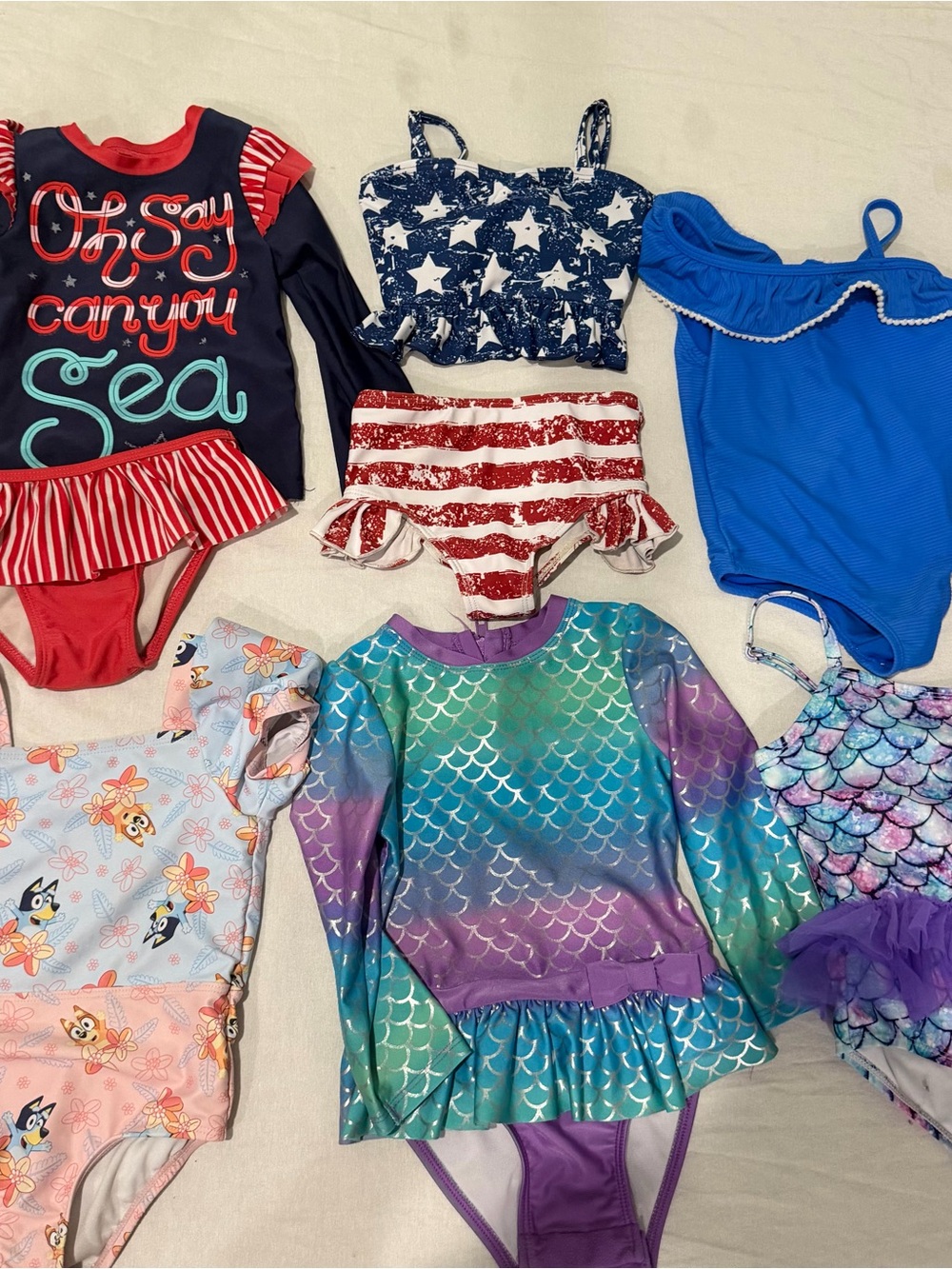 Girl toddler Bathing suit bundle